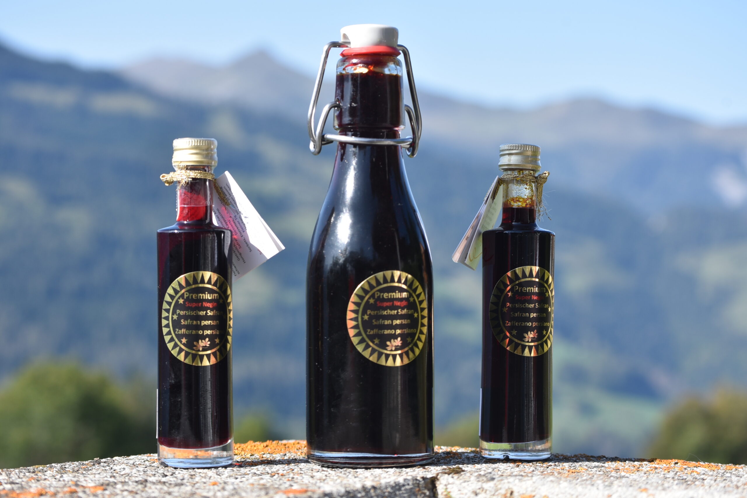 Johannisbeersirup mit Safran kaufen – 50 ml - 200 ml mit Super Negin Safran