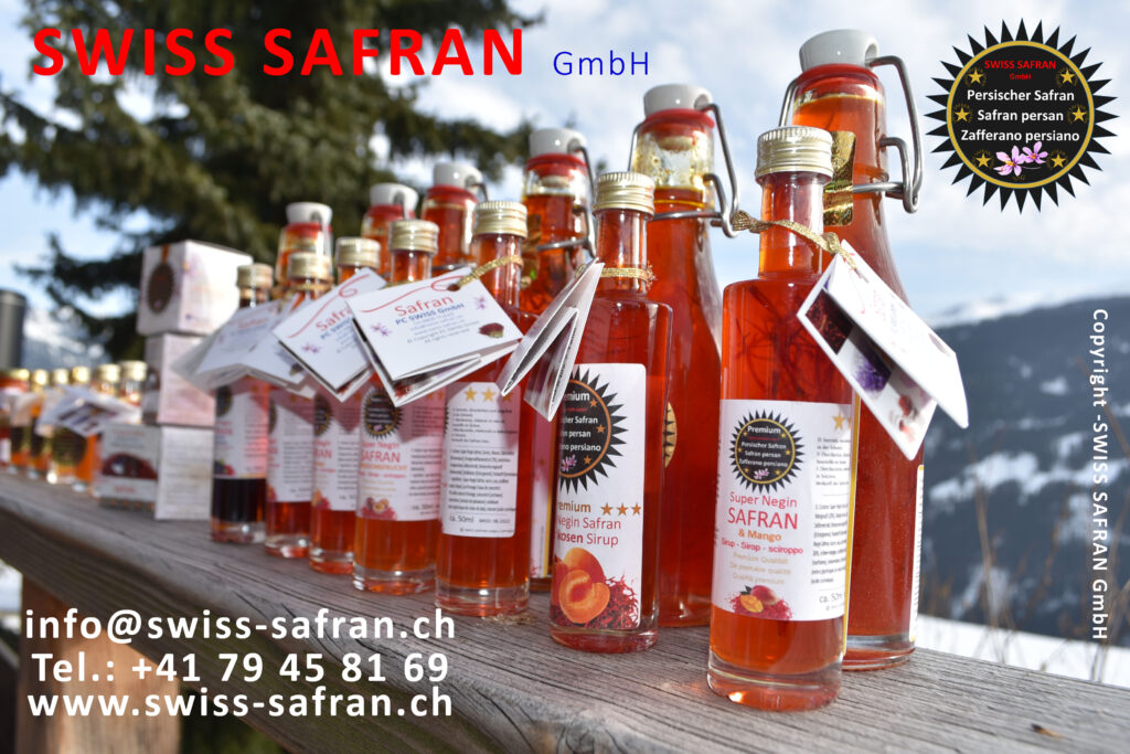 Mango Safran Sirup kaufen | 50 ml | Swiss Safran – Bild 3