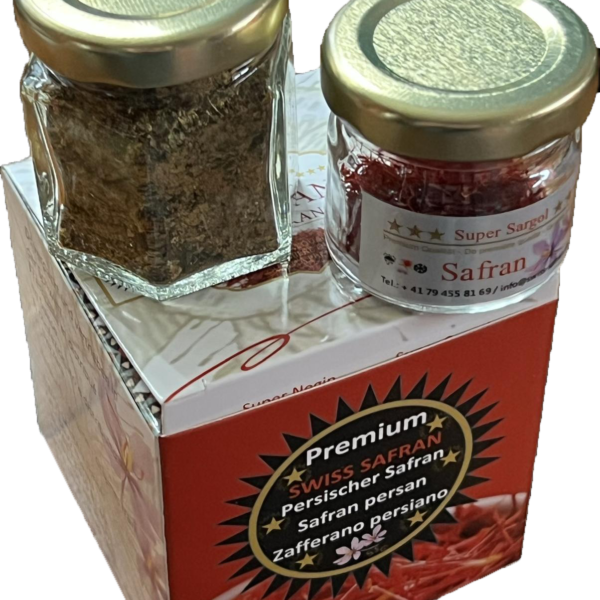 Safran Geschenkset kaufen – Royal Gold & Ruby mit Super Sargol Safran