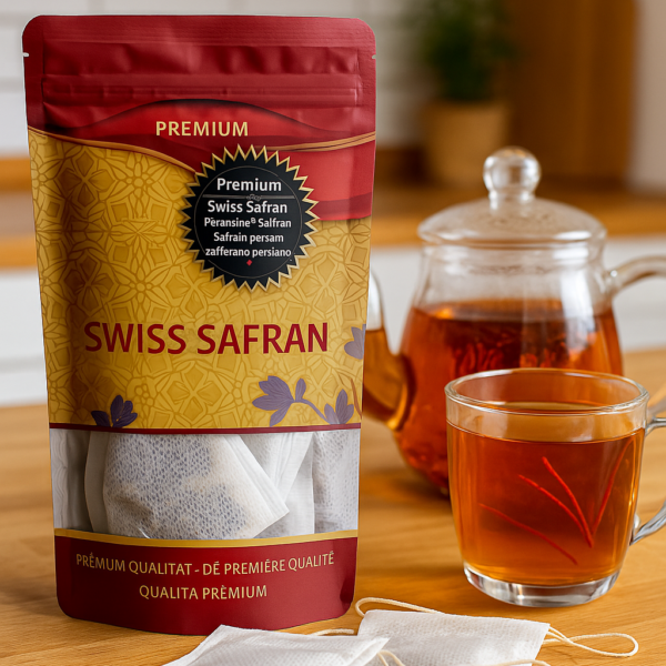 Safran Tee Beutel kaufen – Royal Safran Latte Tee mit Super Negin Safran