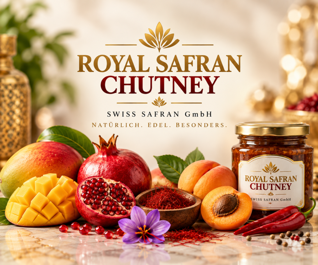 Royal Safran Chutney – Chutney Spezialitäten von SWISS SAFRAN GmbH