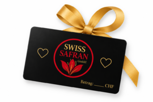 Digitale Geschenkkarte von SWISS SAFRAN – Gutschein für Safran und Spezialitäten